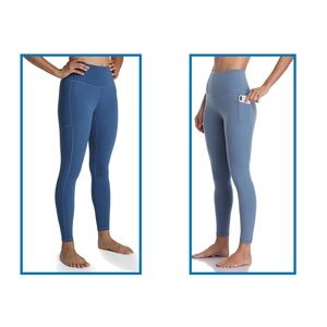 COLORFULKOALA  2 PAIR Women's High Waist Yoga Pants 7/8 leggings Pockets NWOT